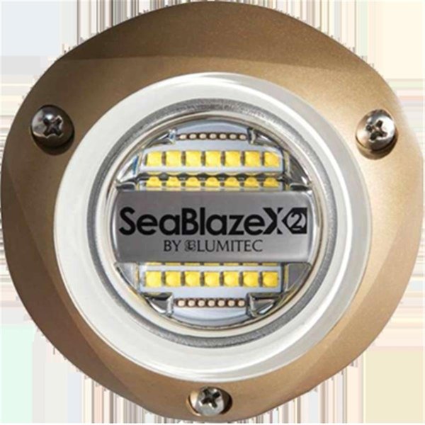 Lumitec SeaBlazeX2 LED Underwater Light White & Blue LTEC-101516